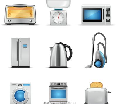 家電矢量圖 現代家居電器的視覺藝術與實用價值